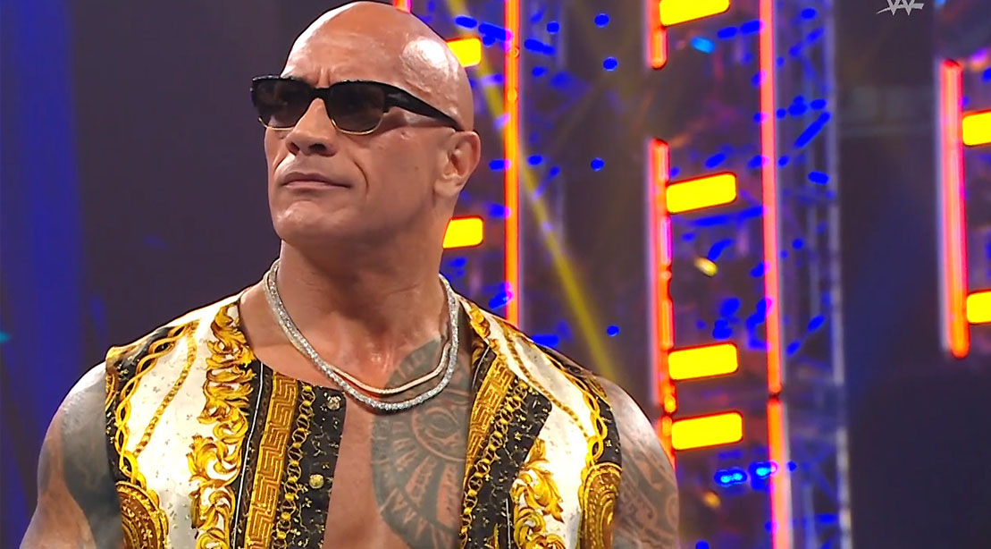 The rock returns to WWE Smackdown